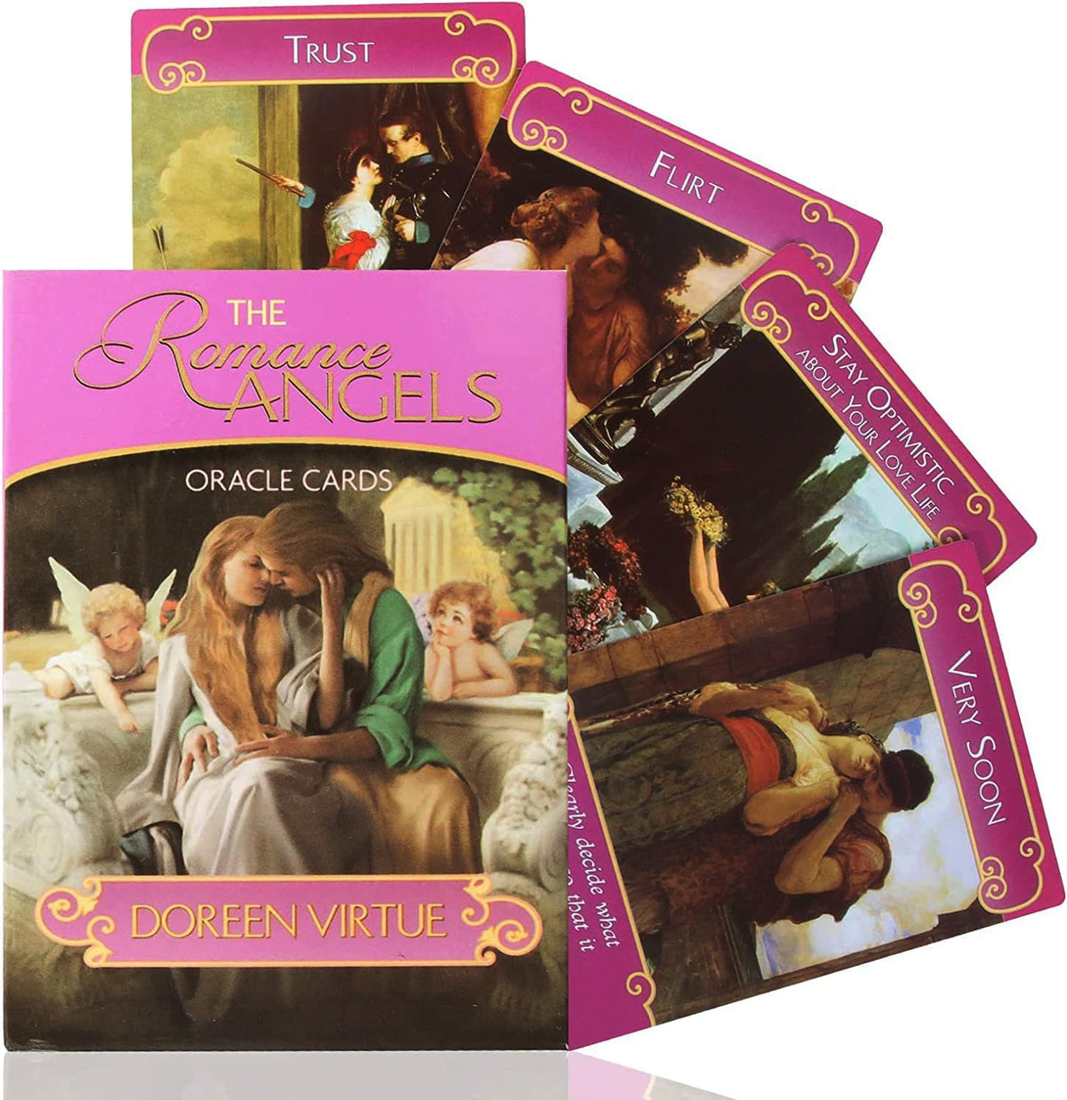 Gayrrnel Tarot Cards Set, 44 Lovers Romance Oracle Cards..