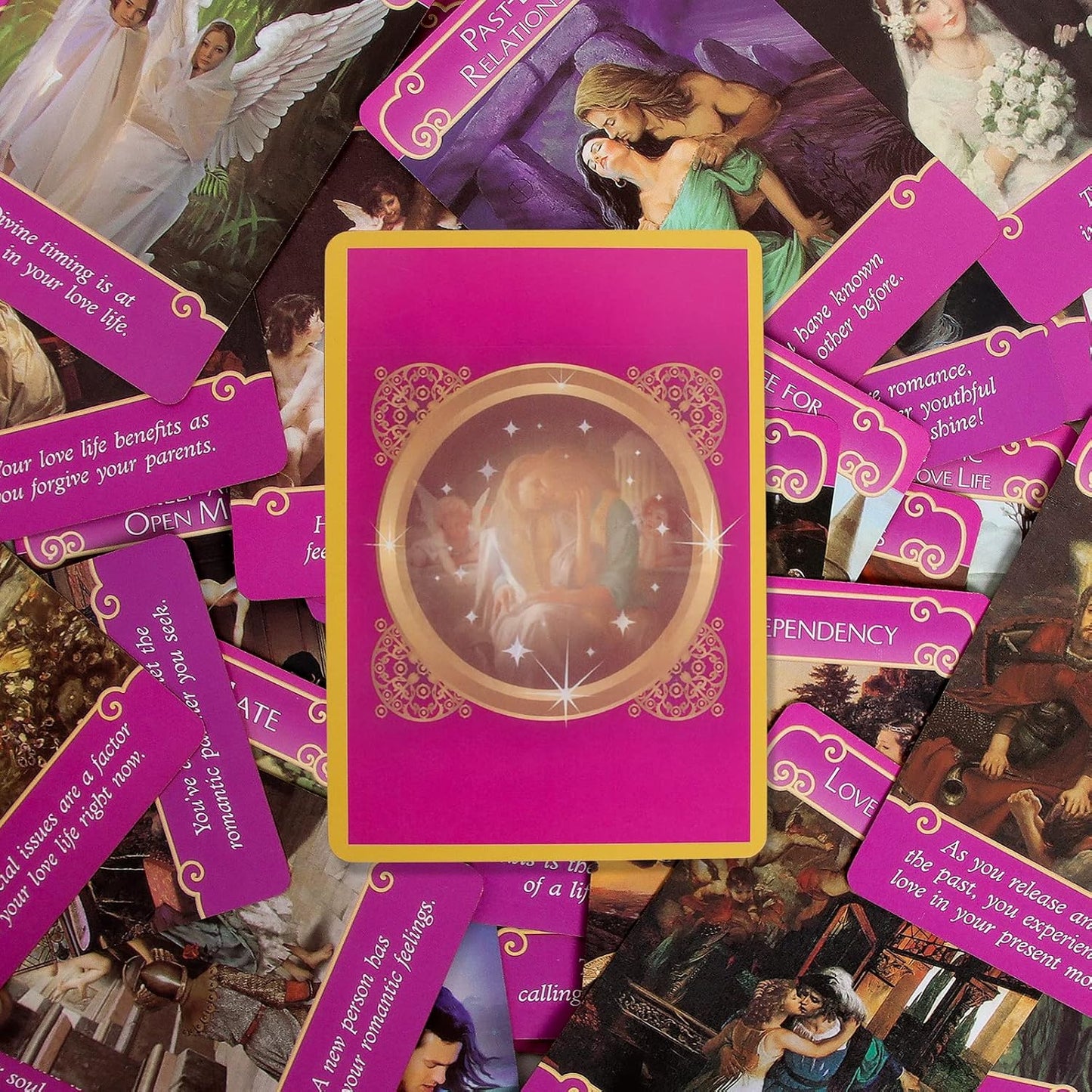 Gayrrnel Tarot Cards Set, 44 Lovers Romance Oracle Cards..