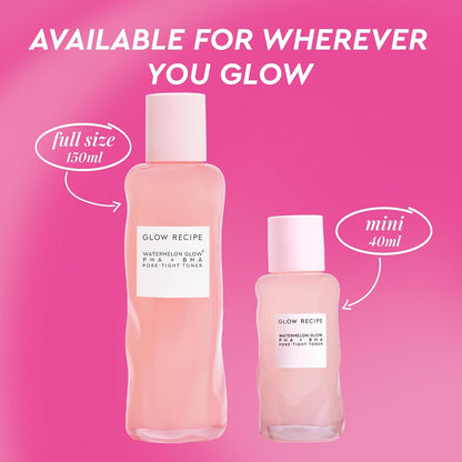 Glow Recipe PHA + BHA Face Toner, Korean Exfoliating Toner for Pores