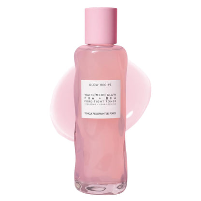 Glow Recipe PHA + BHA Face Toner, Korean Exfoliating Toner for Pores