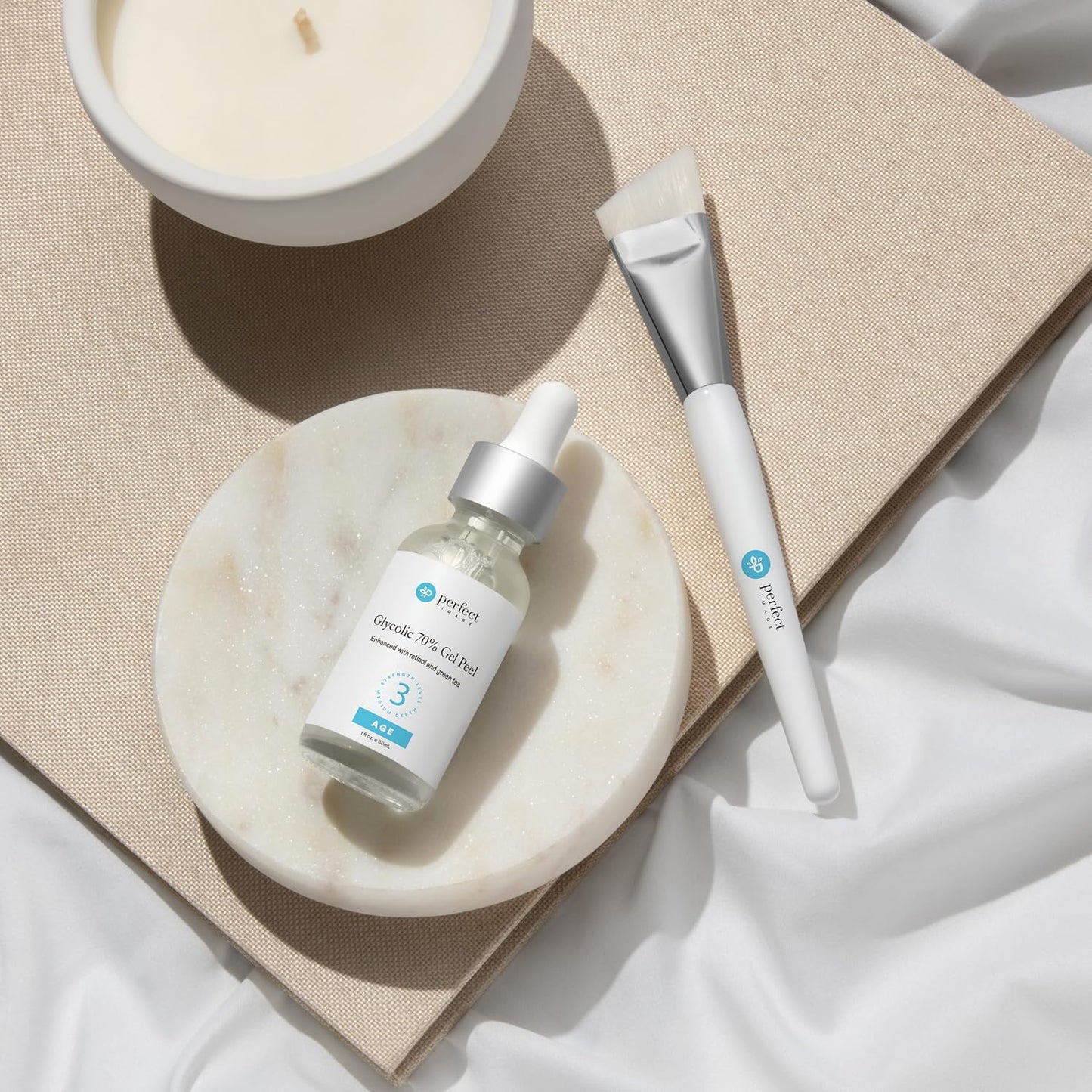 Glycolic Gel Peel - Enhanced with Retinol and Green Tea Extract (70% Strength)