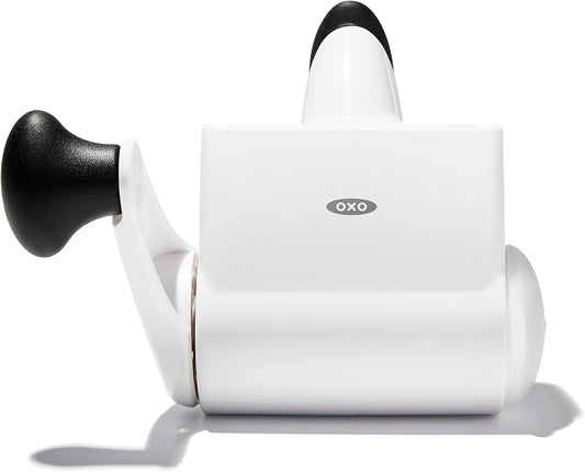 OXO Good Grips Rotary Cheese Grater with Hand Crank, White