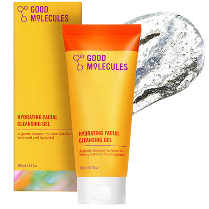 Good Molecules Hydrating Facial Cleansing Gel, Gentle Face Wash, 6.7 fl oz | Gentle daily face wash that removes impurities..