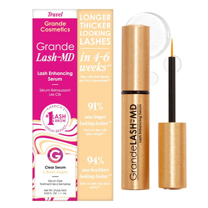 Grande Cosmetics GrandeLASH-MD Lash Enhancing Serum - Peptide & Vitamin Infused Formula..