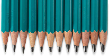 Prismacolor Premier Turquoise Graphite Sketching Pencils, Medium Leads, Adult Coloring, 12 Pack