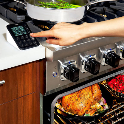 OXO Good Grips Digital Triple Kitchen Timer, Three 100-Hour Counters