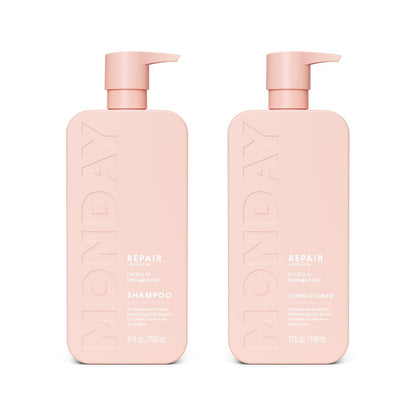 MONDAY HAIRCARE Repair Shampoo and Conditioner Set 798 ML for Dry to Damaged Hair