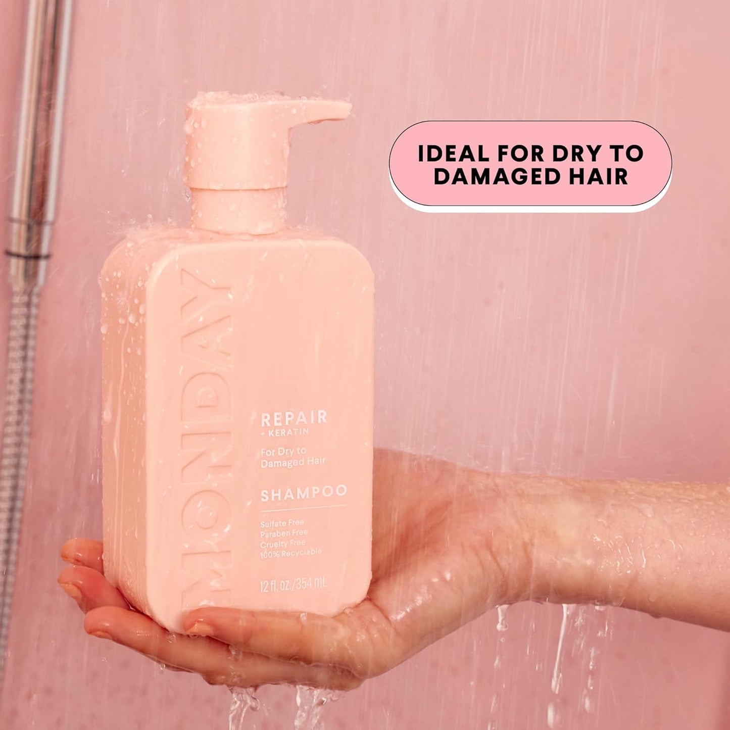MONDAY HAIRCARE Repair Shampoo and Conditioner Set 798 ML for Dry to Damaged Hair