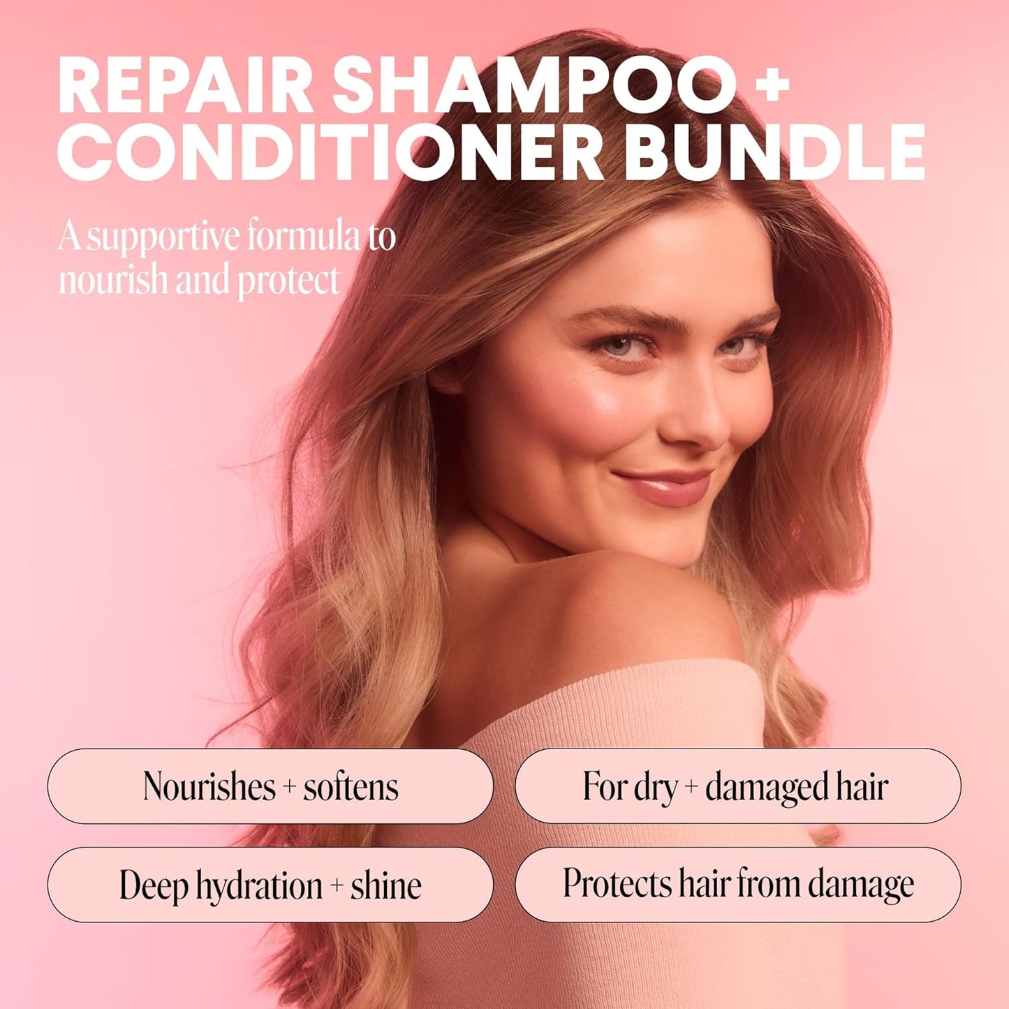 MONDAY HAIRCARE Repair Shampoo and Conditioner Set 798 ML for Dry to Damaged Hair