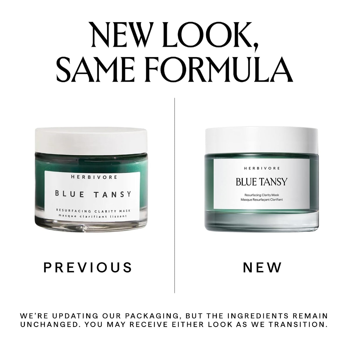 HERBIVORE Blue Tansy BHA &amp; Enzyme Pore Refining Mask - Naturally Clarifies Acne