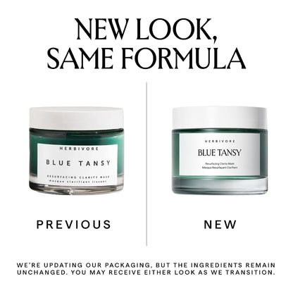 HERBIVORE Blue Tansy BHA &amp; Enzyme Pore Refining Mask - Naturally Clarifies Acne