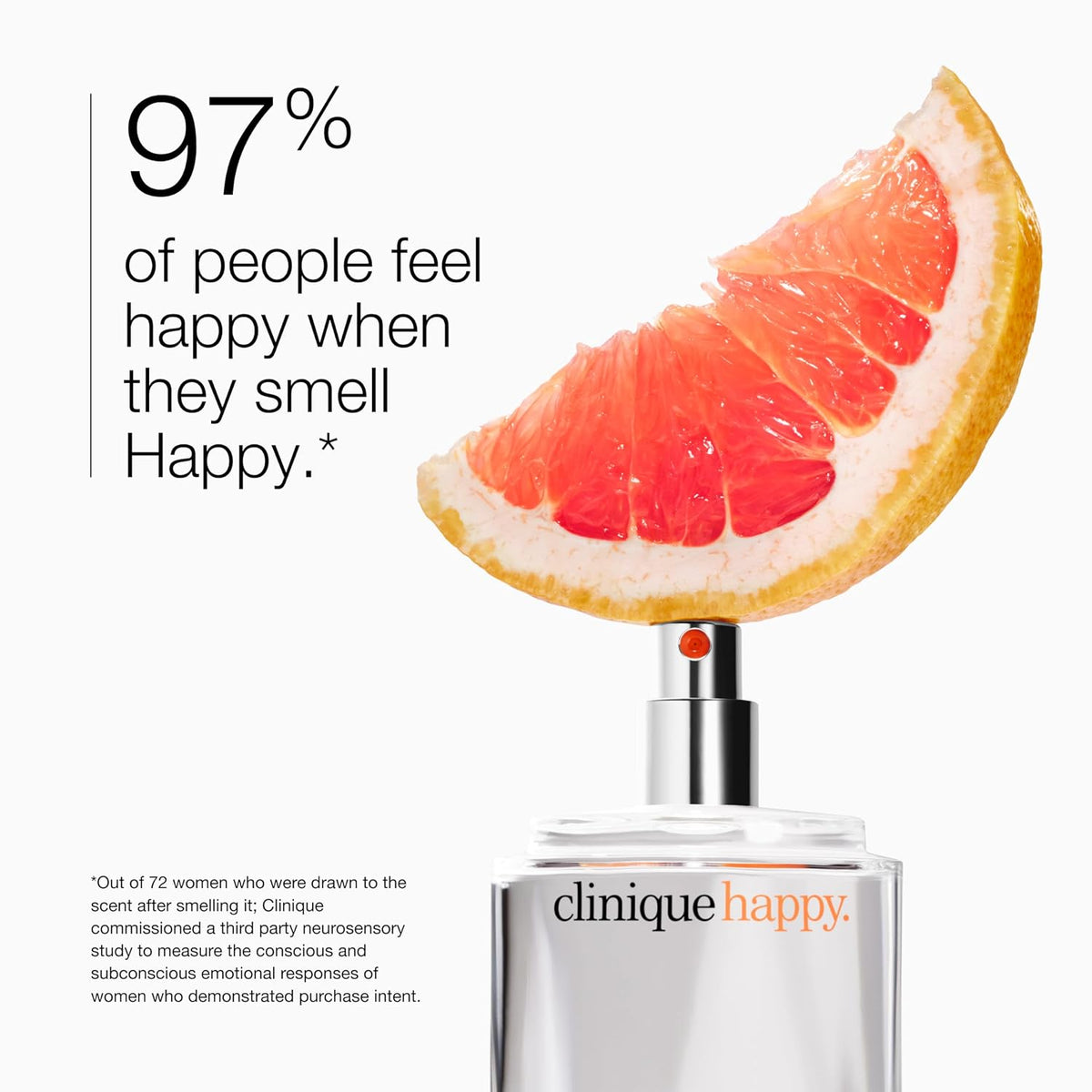 Clinique Happy Eau de Parfum Spray | Notes of Grapefruit, Bergamot