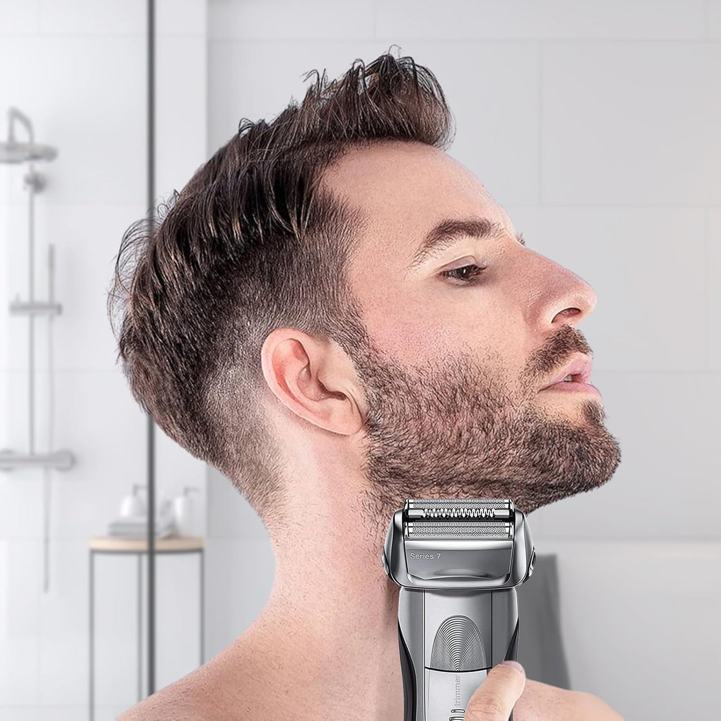 Replacement Head Compatible with Braun Electric Foil Shaver，70S Series 7, Compatible with Braun Series 7 790cc 760cc 750cc 720 799 797 (2 Pack)