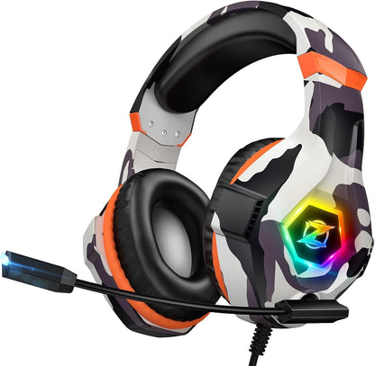 Gaming Headset for PC, Ps4, Ps5, Xbox Headset with 7.1 Surround Sound