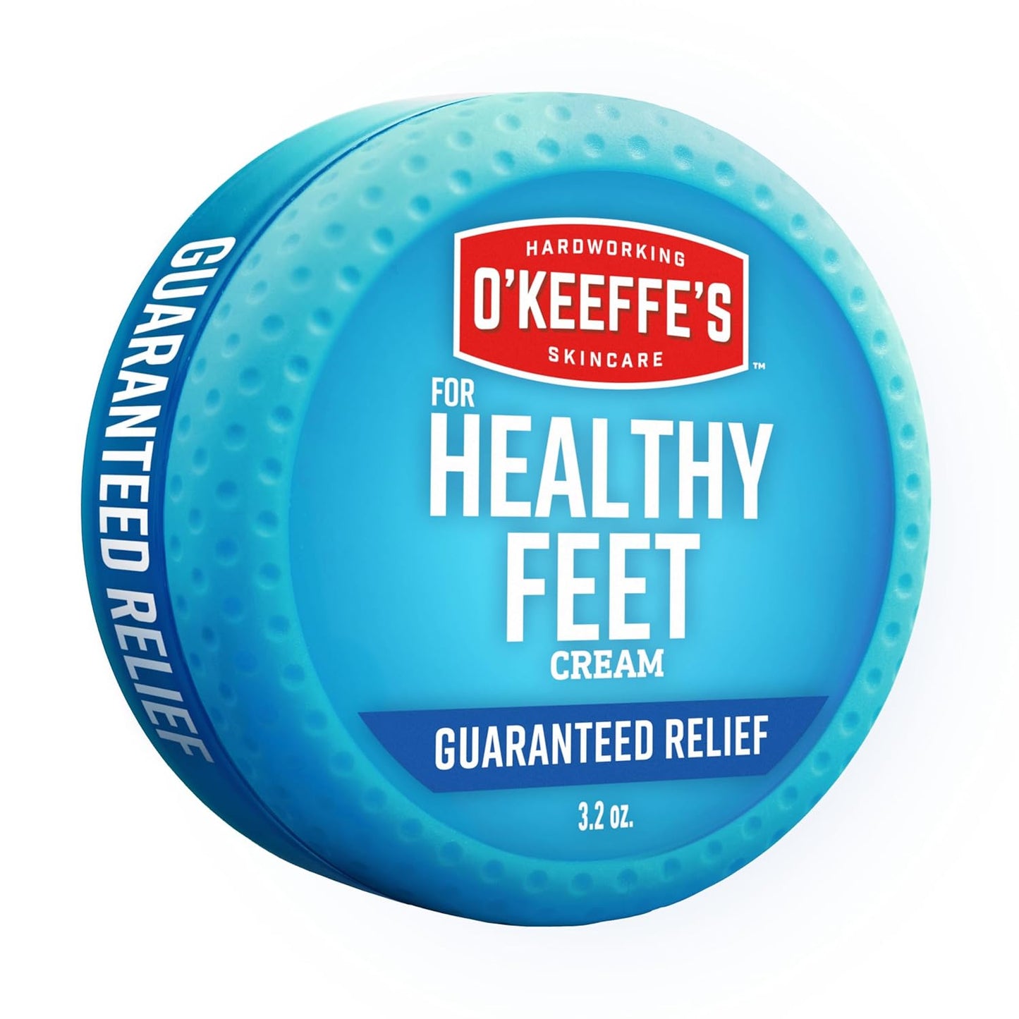 O'Keeffe's Healthy Feet Foot Cream, 3.2 oz Jar, 1-Pack For Extreme Dryness | Repairs Extremely Cracked, Dry Feet..