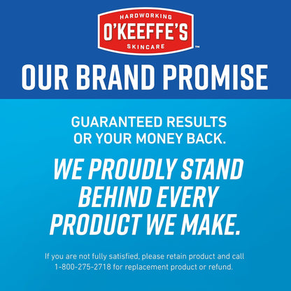 O'Keeffe's Healthy Feet Foot Cream, 3.2 oz Jar, 1-Pack For Extreme Dryness | Repairs Extremely Cracked, Dry Feet..