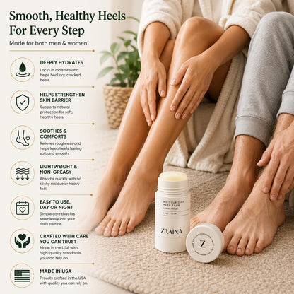 Heel Balm Stick for Dry Cracked Feet &amp; Calluses – Foot Repair Cream for Cracked Heels, Moisturizing Foot Balm with Shea Butter..