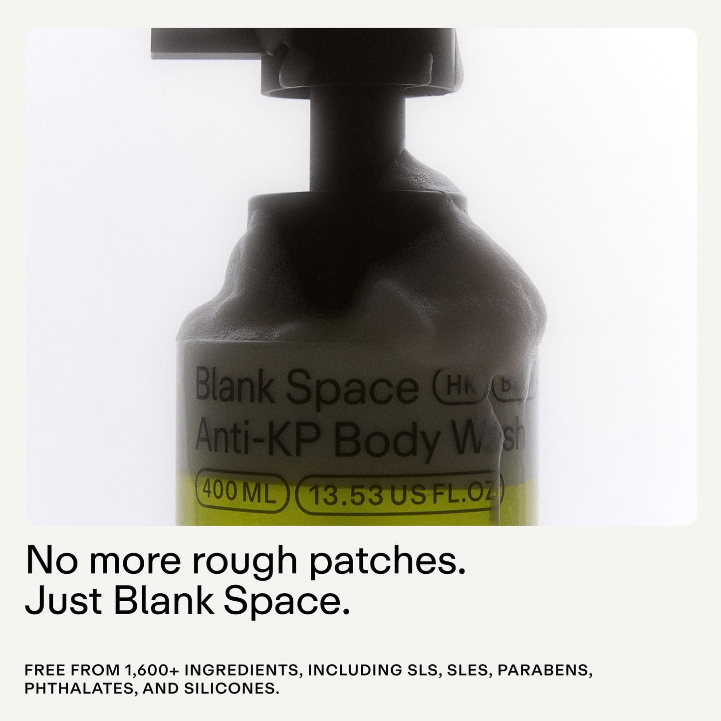 Hello Klean Blank Space Anti-KP Body Wash - Bi-Phase Cleanser Deeply Cleans & Removes Hard Water Residue