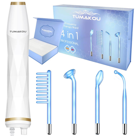 High Frequency Facial Device - TUMAKOU Blue High Frequency Facial Wand..