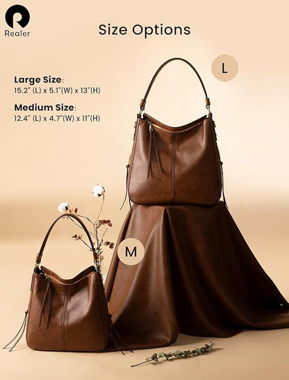 Hobo Crossbody Bag for Women, Designer Shoulder Purse Handbags