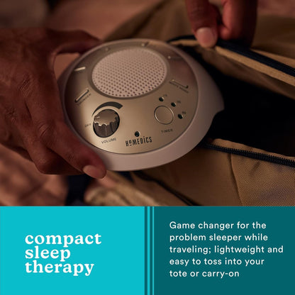 Homedics SoundSleep White Noise Sound Machine, Silver