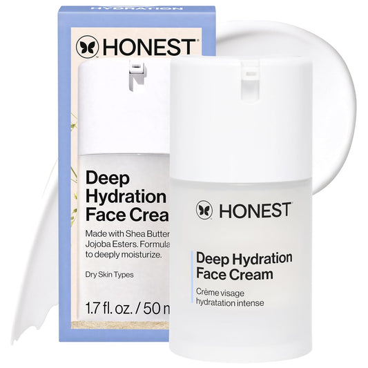 Honest Beauty Deep Hydration Face Cream for Dry Skin, 1.7 fl oz