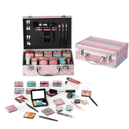 Hot Sugar Makeup Kit for Teenager Girls - Full Starter Cosmetics Set with Eye Shadow Lip Balm Blush Lip..