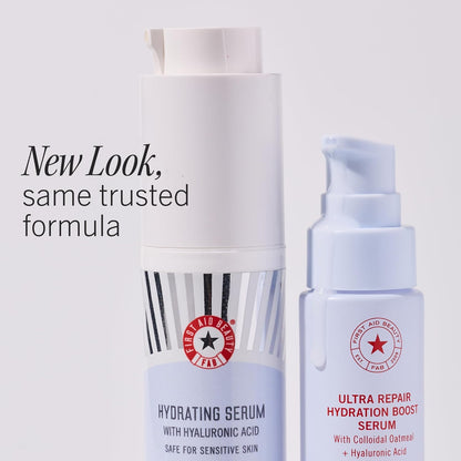First Aid Beauty - Hydrating Serum with Hyaluronic Acid, Lightweight Formula