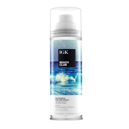 IGK Beach Club Volumizing Texture Spray, Beach Waves + Instant Volume, 5 Oz | Tousled Beachy Texture..