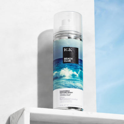 IGK Beach Club Volumizing Texture Spray, Beach Waves + Instant Volume, 5 Oz | Tousled Beachy Texture..