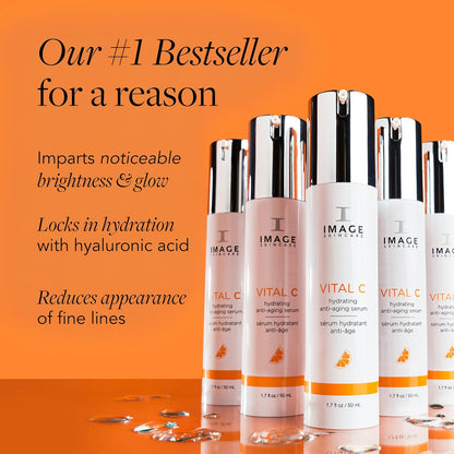 IMAGE Skincare, VITAL C Hydrating Face Serum, with Vitamin C and Hyaluronic Acid