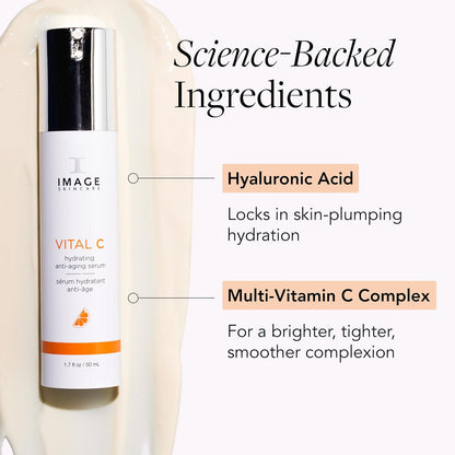 IMAGE Skincare, VITAL C Hydrating Face Serum, with Vitamin C and Hyaluronic Acid
