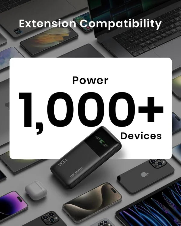 INIU 140W Laptop Power Bank, Flight-Safe 27000mAh High Capacity Portable Charger