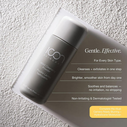 MilkIt Cleansing Powder &amp; Exfoliating, Hydrating Face Wash, Dull Skin – 60g / 2.12oz