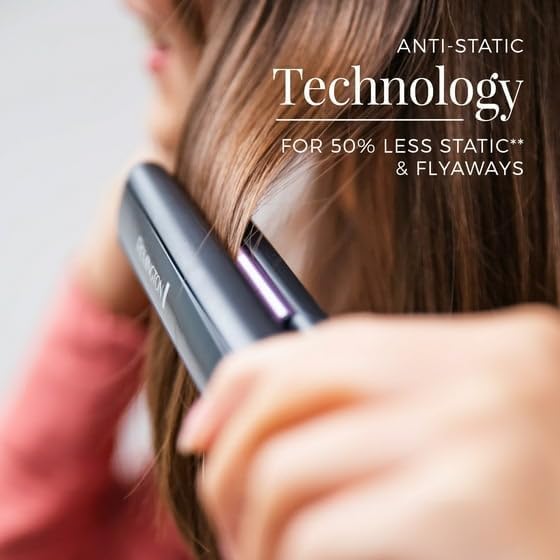 Remiington 1-Inch Flat Iron, Anti-Static Technology, Digital Controls, LCD Screen, 310-450°F, Floating Ceramic Plates