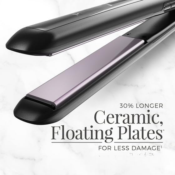 Remiington 1-Inch Flat Iron, Anti-Static Technology, Digital Controls, LCD Screen, 310-450°F, Floating Ceramic Plates