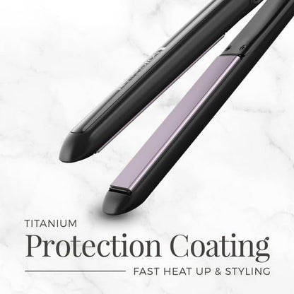 Remiington 1-Inch Flat Iron, Anti-Static Technology, Digital Controls, LCD Screen, 310-450°F, Floating Ceramic Plates