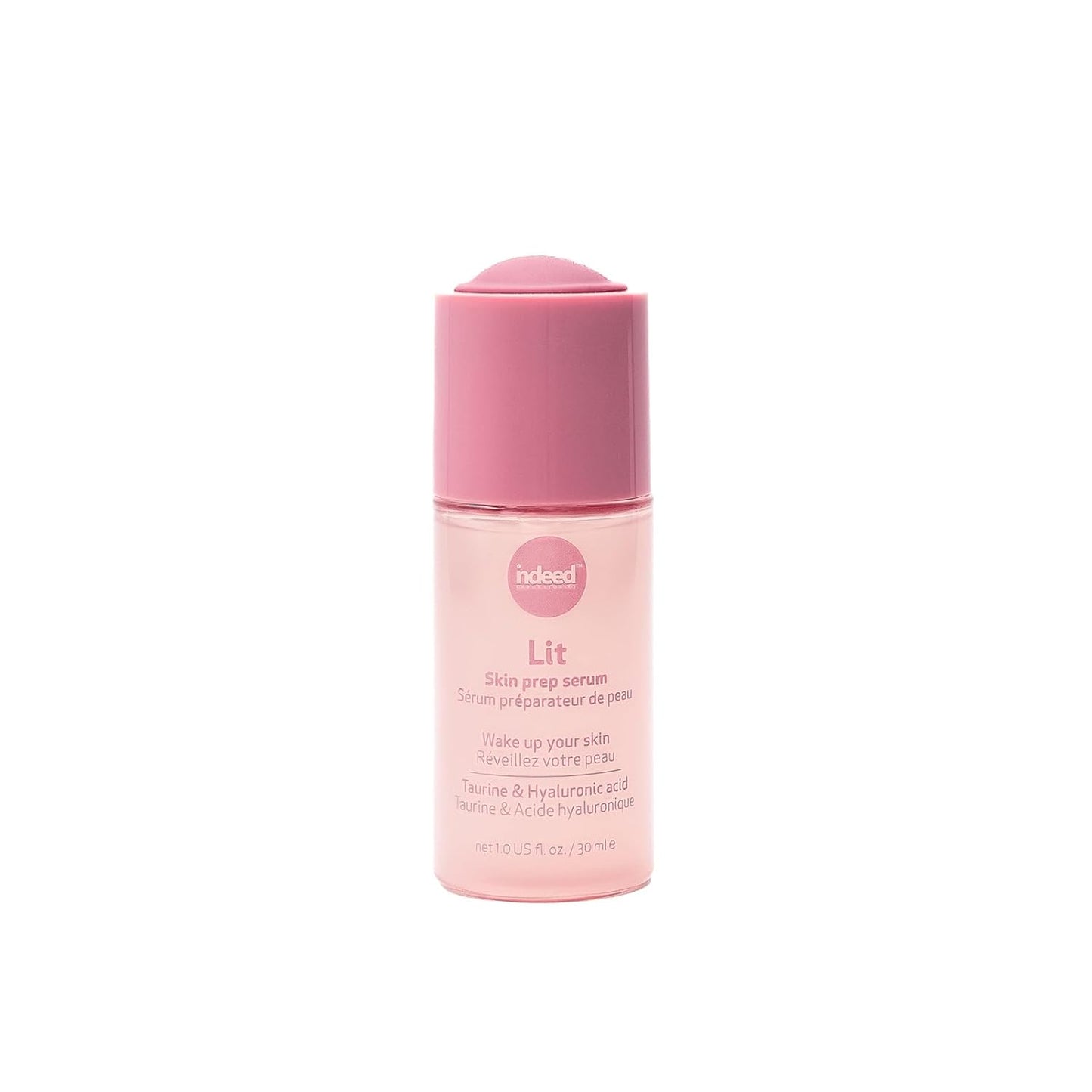 Indeed Labs Lit Skin Prep Serum for Makeup | Face Serum with Taurine for Radiance, Hydrating Hyaluronic Acid, &amp; Pore-Minimizing Niacinamide ..