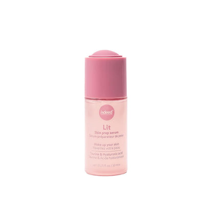 Indeed Labs Lit Skin Prep Serum for Makeup | Face Serum with Taurine for Radiance, Hydrating Hyaluronic Acid, &amp; Pore-Minimizing Niacinamide ..