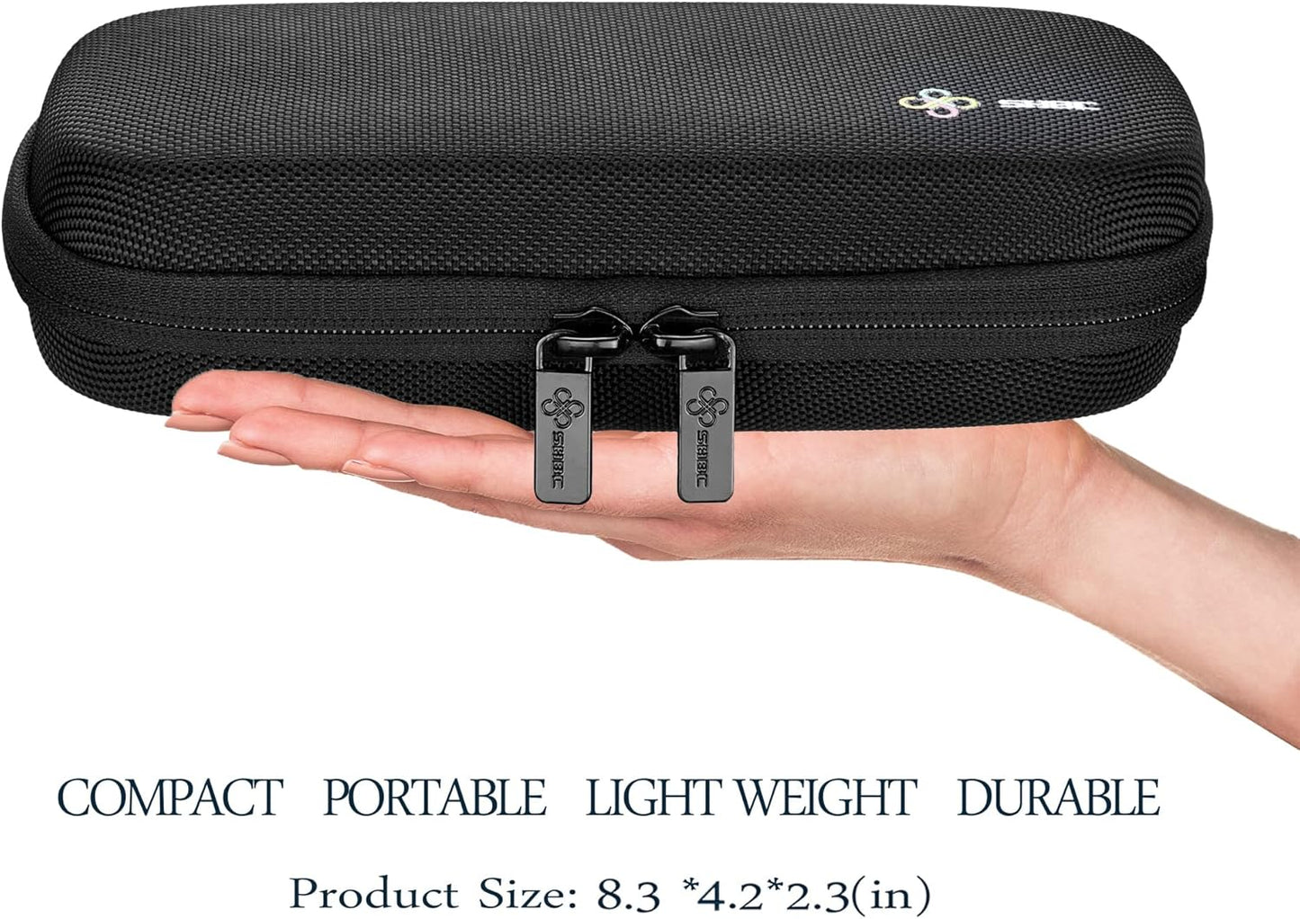 SHBC Insulin Cooler Travel Case for Diabetic Organize Medication Insulated Cooling Bag with 2 Ice Packs Black