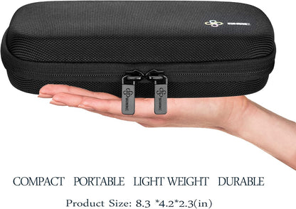 SHBC Insulin Cooler Travel Case for Diabetic Organize Medication Insulated Cooling Bag with 2 Ice Packs Black