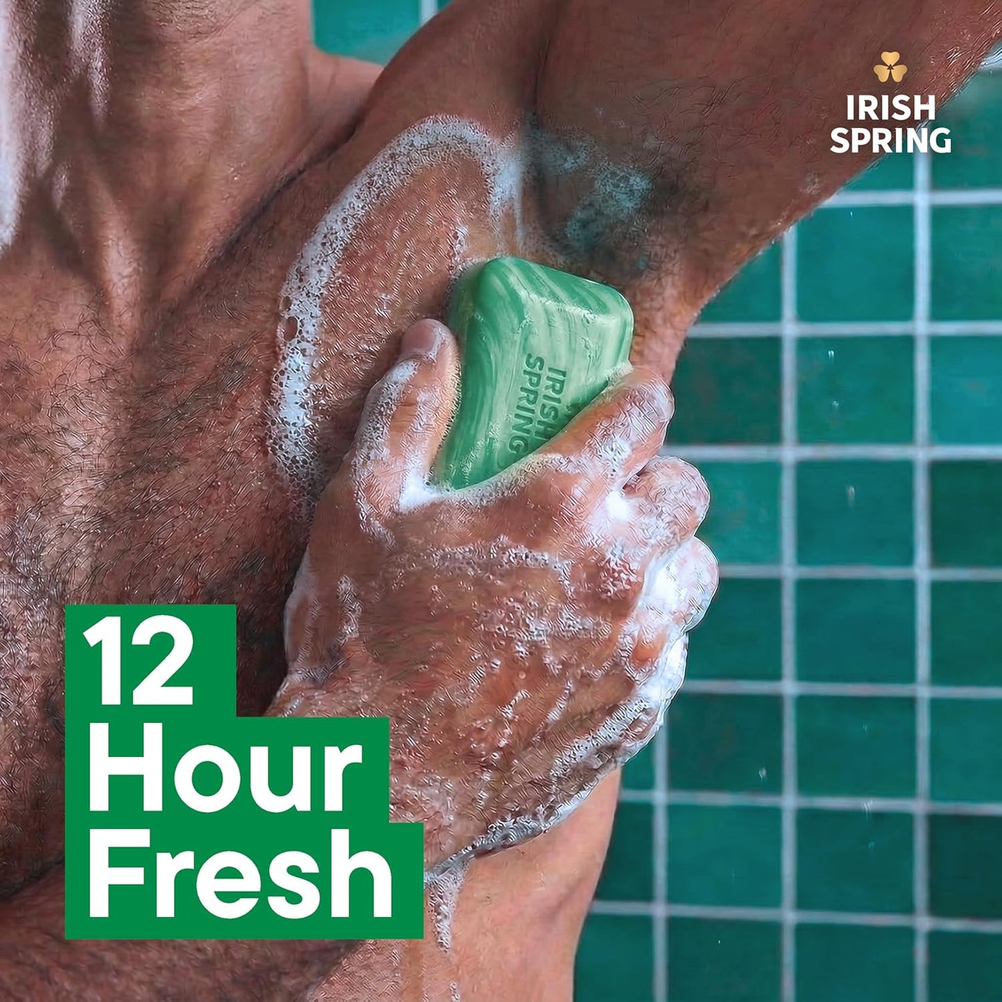 Irish Spring Bar Soap for Men, Original Clean, Smell Fresh and Clean for 12 Hours, Men Soap Bars for Washing Hands and Body..