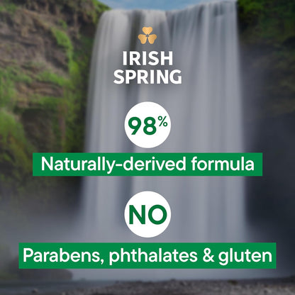Irish Spring Bar Soap for Men, Original Clean, Smell Fresh and Clean for 12 Hours, Men Soap Bars for Washing Hands and Body..