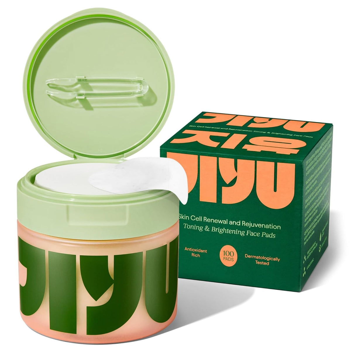 JIYU Toner Pads - Korean Skincare for Dark Spots, Wrinkles & Dull Skin