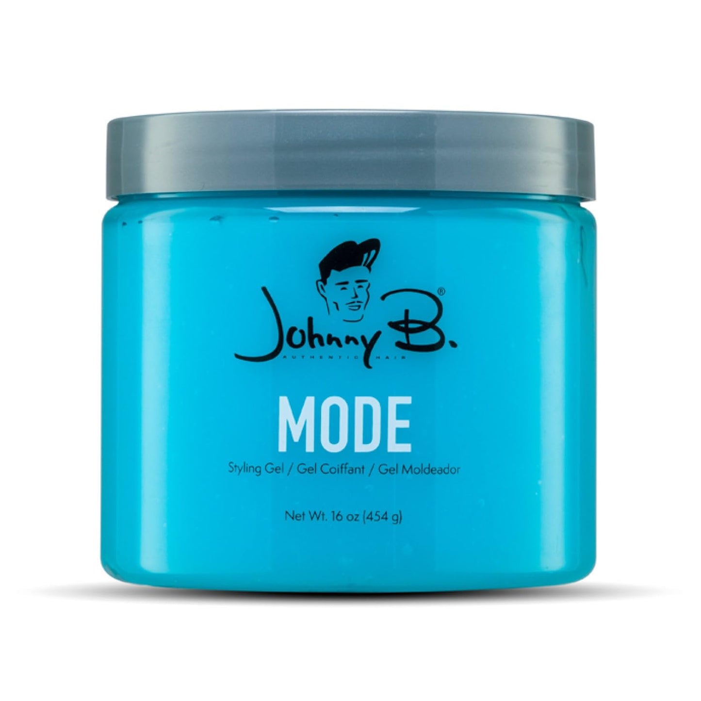 JOHNNY B. Mode Professional Hair Styling Gel, Long Lasting, Alcohol-free, No-flake formula