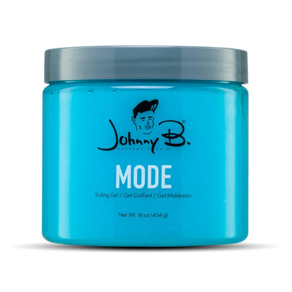 JOHNNY B. Mode Professional Hair Styling Gel, Long Lasting, Alcohol-free, No-flake formula