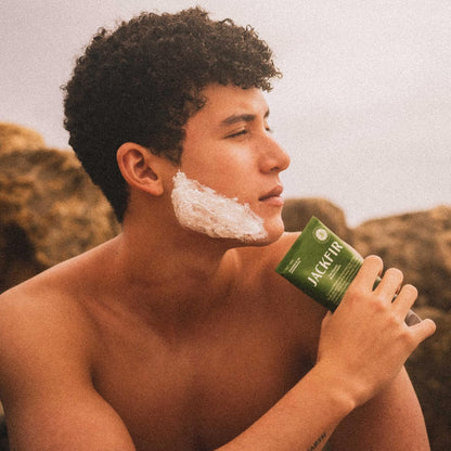 Jackfir The Classic Shave Cream - Natural Shaving Cream for Men Sensitive Skin, Face, EWG Verified, 70%+ Organic Ingredients..