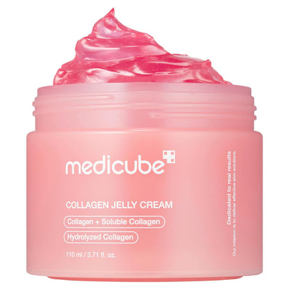 medicube Jelly Cream with Collagen, Niacinamide | Freeze-Dried Hydrolyzed Collagen for Skin Barrier Hydration &amp; 24H Glow..
