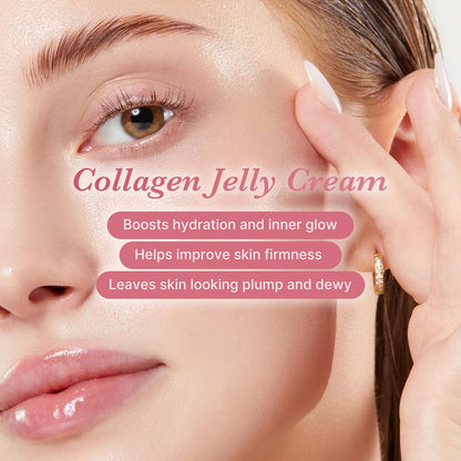 medicube Jelly Cream with Collagen, Niacinamide | Freeze-Dried Hydrolyzed Collagen for Skin Barrier Hydration &amp; 24H Glow..