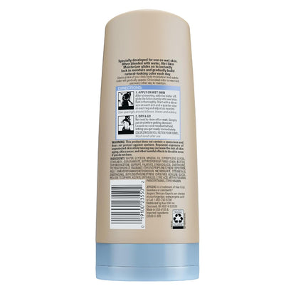 Jergens Natural Glow In Shower Lotion, Self Tanner for Fair to Medium Skin Tone, Sunless Tanning Wet Skin Lotion for Gradual, Flawless Color..